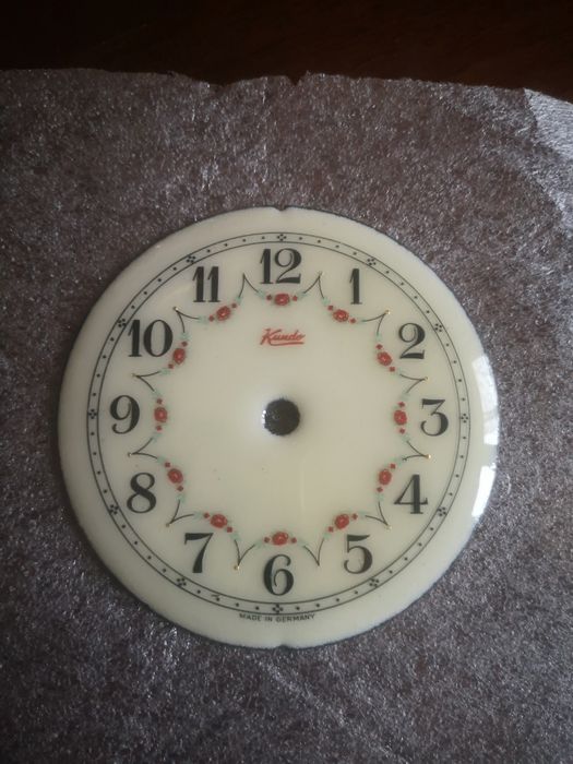 Tarcza porcelanowa seledynka do zegara francuskiego 2