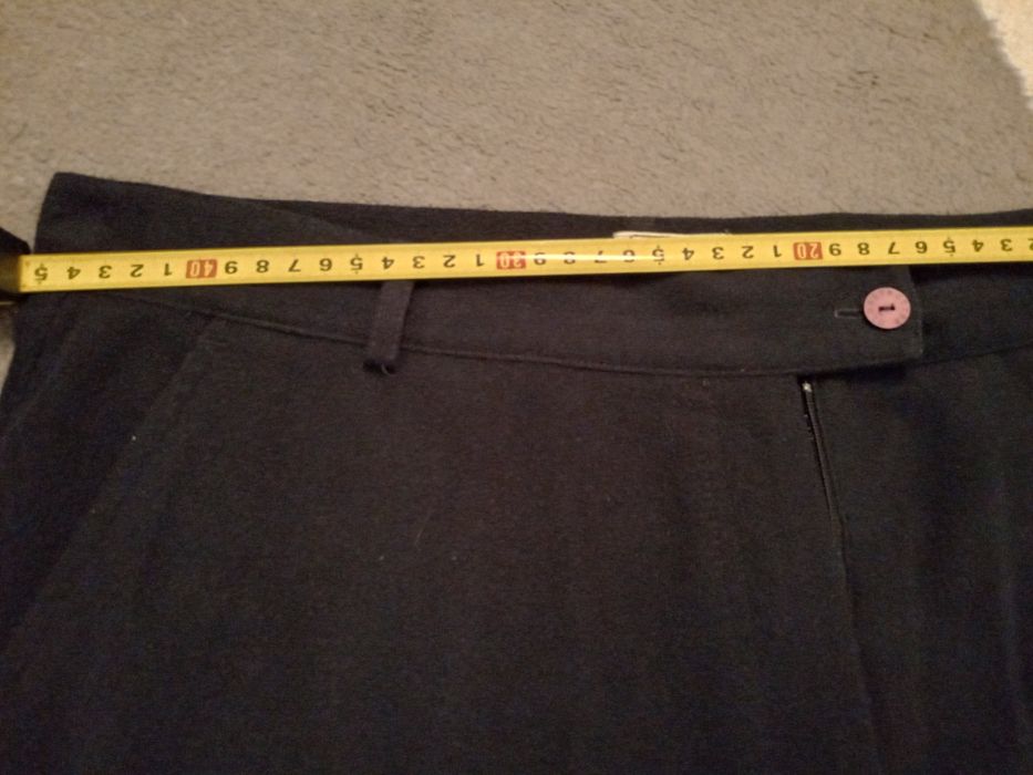 Modne szerokie spodnie damskie 46