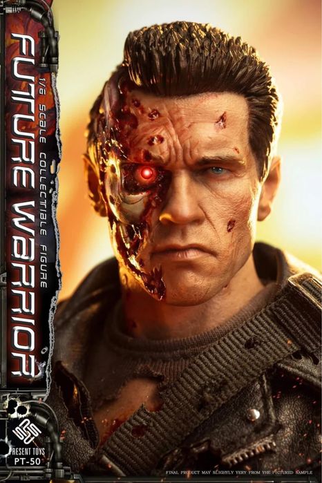 Фигурка 1/6 Terminator 2 BD Deluxe Present Toys тип hot toys: 12