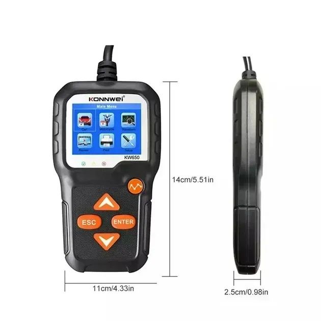 Тестер акумуляторних батарей Konnwei KW650