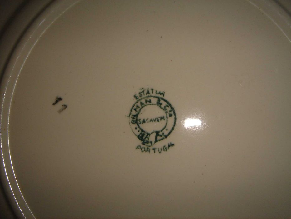 pratos de sopa da Antiga Fabrica de Sacavem