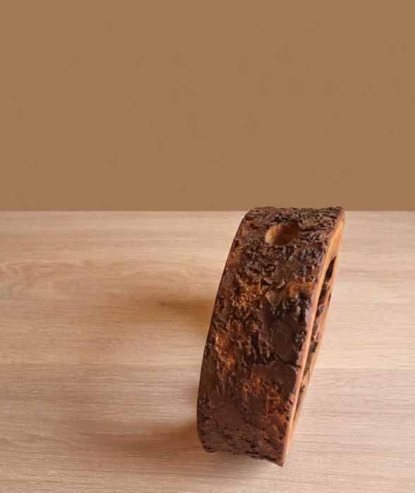 Ваза ручної роботи з вишневого дерева   мінімалістичний декор