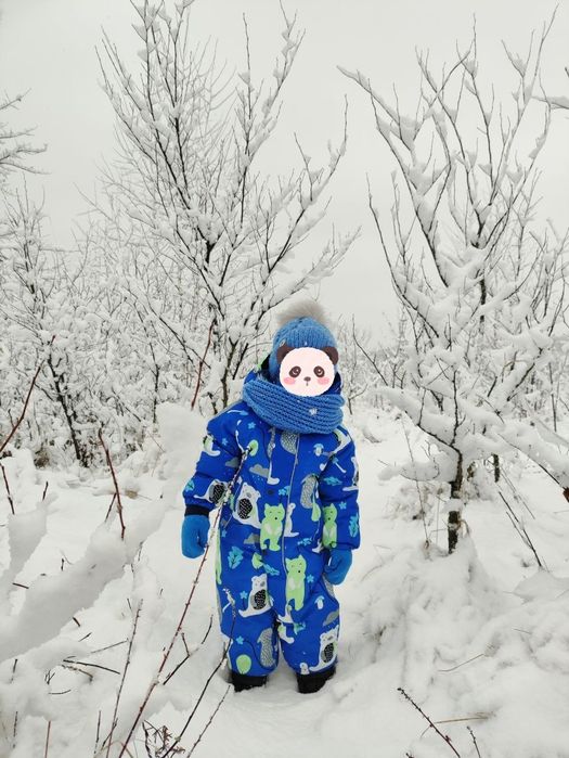 Продам дитячий зимовий комбінезон на зріст 74-86(1-2роки)