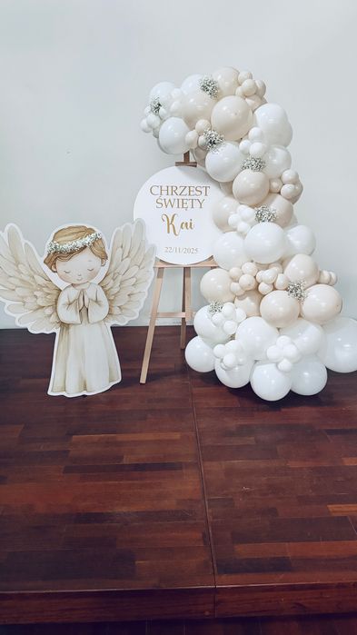 Ścianki balonowe na urodziny, kunie, chrzest, ślub itp