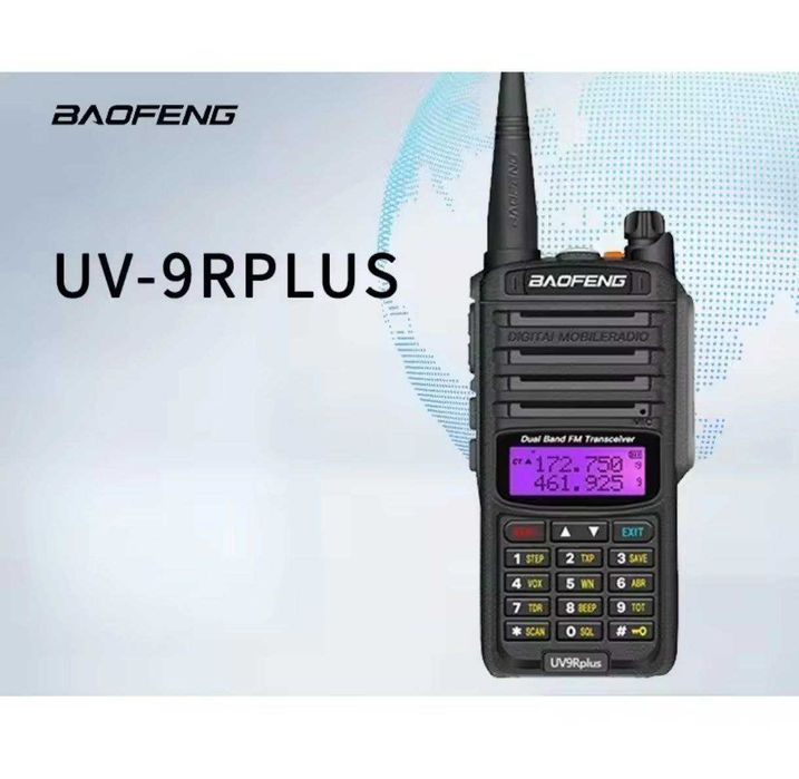 Радіостанція IP67 Baofeng UV-9R +  UHF VHF FM міцний корпус MIL Нова