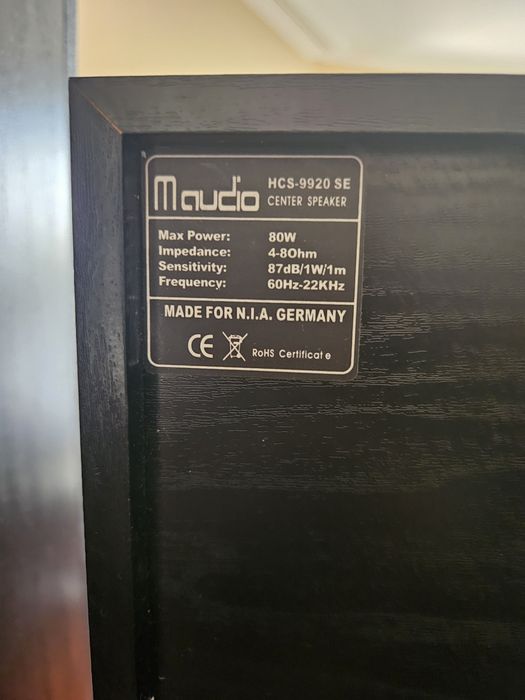 Kino domowe amplituner ONKYO głośniki M-audio 520 W