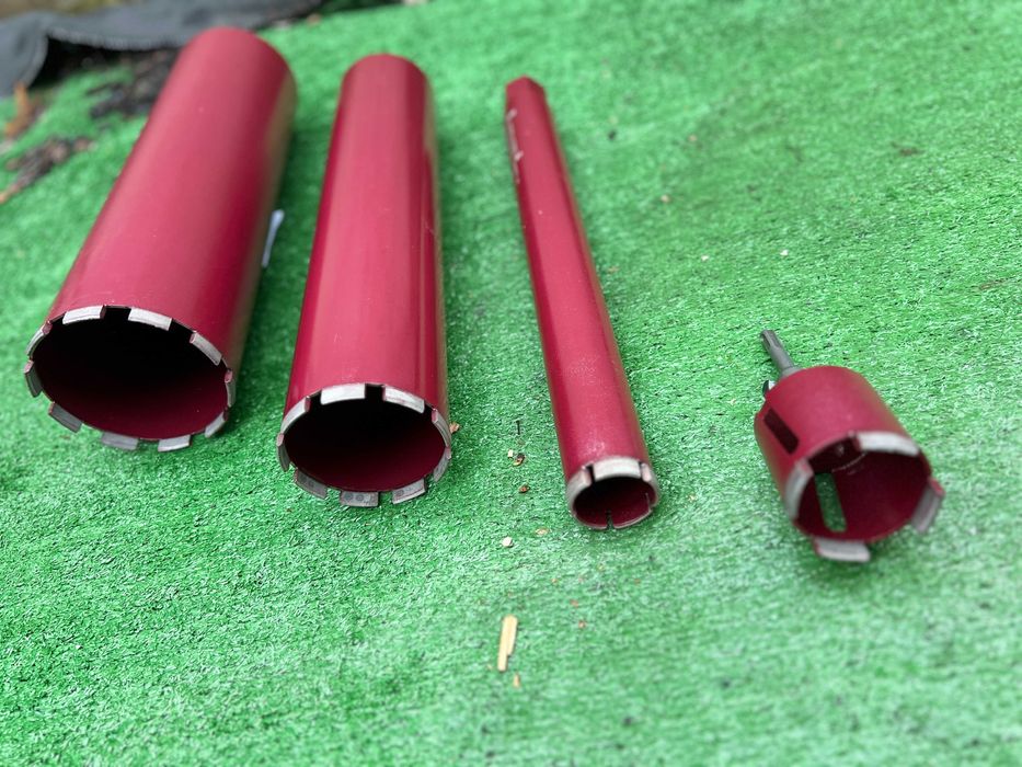 Алмазні коронки, свердла 52 68 72 82 102 122 132 162 225 ВСІ РОЗМІРИ