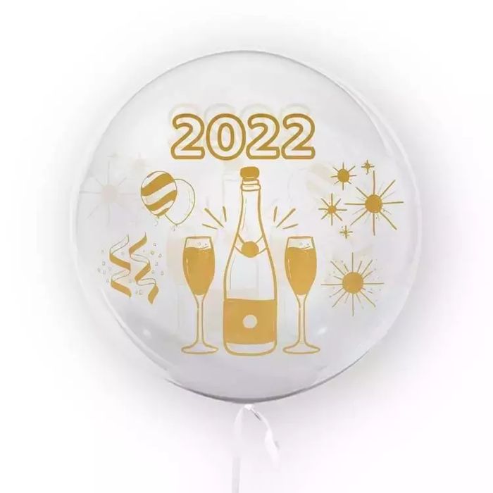 Balon 45cm Nowy Rok 2022 TUBAN. Nowy Produkt