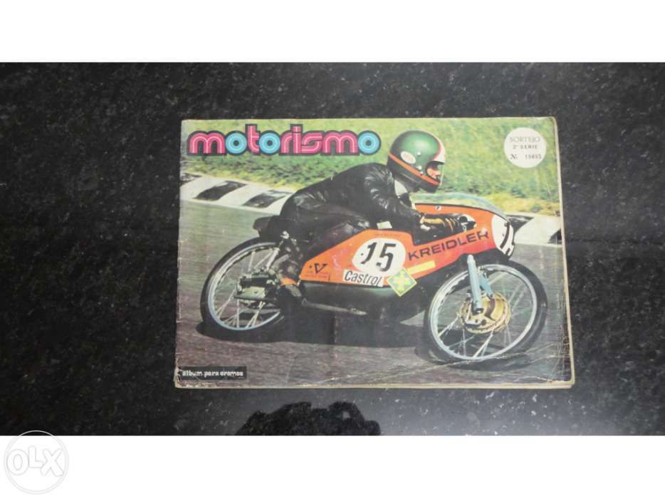 Caderneta de cromos Motorismo (COMPLETA)