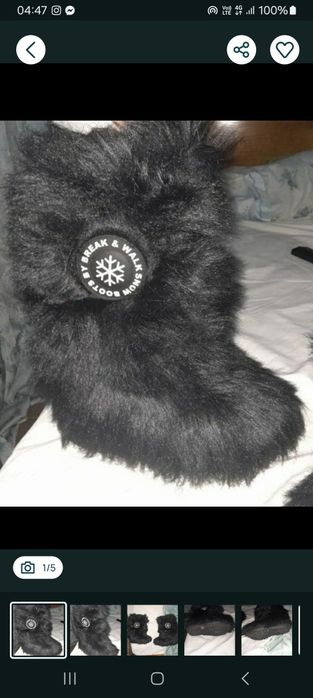 Botas de inverno/neve  para mulher n°37