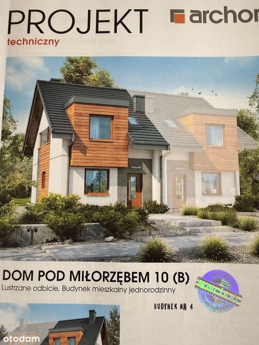 Bliźniak z pompą ciepła i dużym tarasem ,5 pokoi