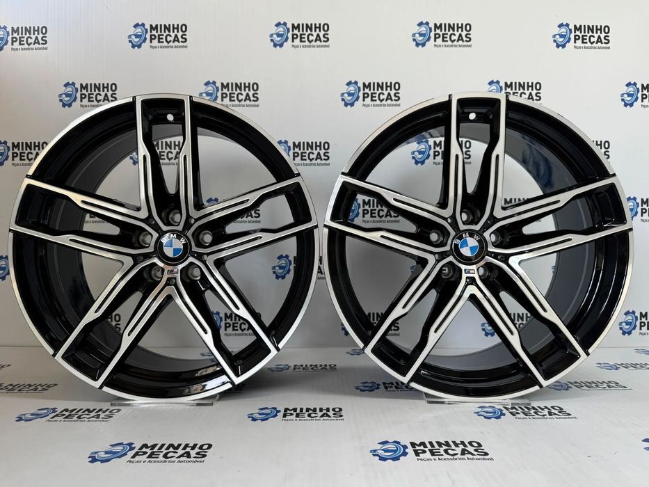 Jantes Look BMW 810M em 19 (5x112) Preto Polido
