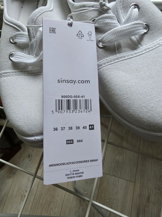 Sinsay roz 41 wkładki 26.5 cm