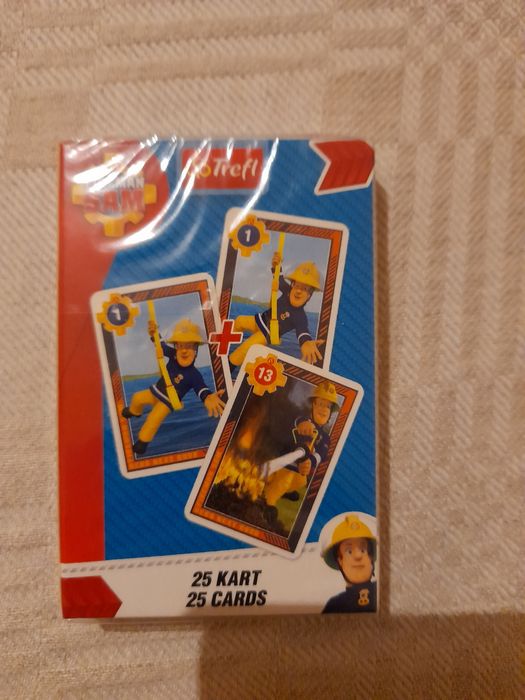 Strażak Sam Puzzle + karty do gry