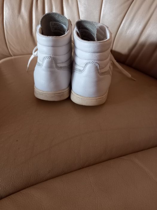 Kultowe Reebok Classisc Skóra Naturalna r.38 damskie sneakersy białe