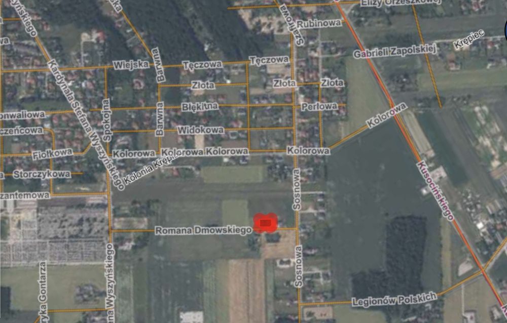 Działka budowlana 900m² Świdnik - ul. Dmowskiego