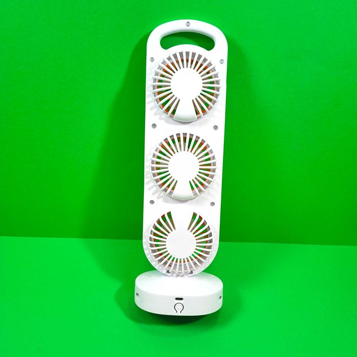 Новий вентилятор акумуляторний 3-х швидкісний потужний