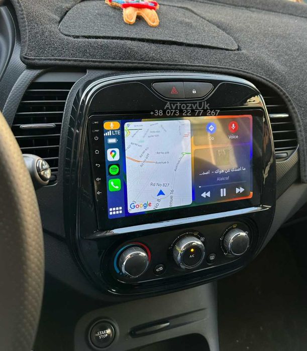 Магнитола CAPTUR Renault CLIO ZOE TWINGO TALIANT Клио CarPlay Android