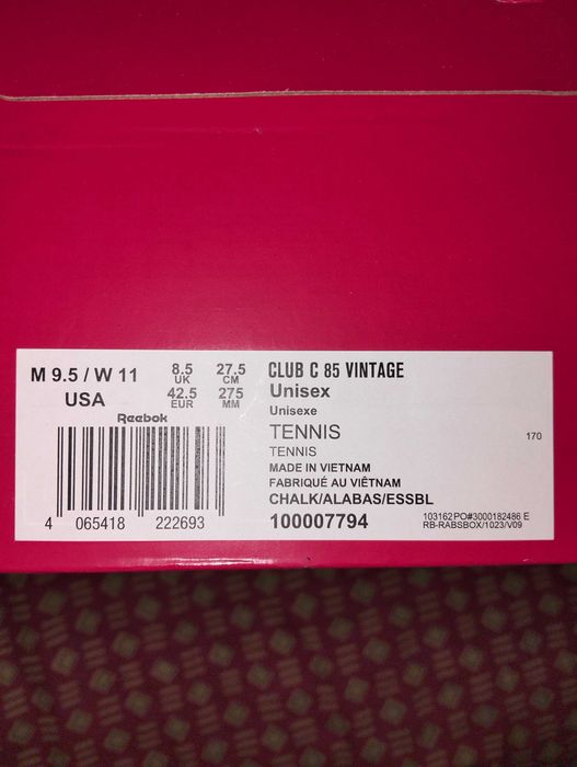 Reebok club C85 vintage