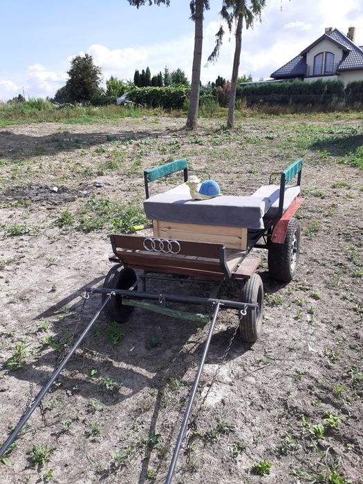 Bryczka do kuca typu wagonetka