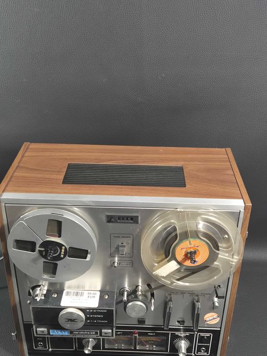 Magnetofon Akai X-201D z szpulami