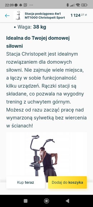 Stacja podciągowa 4w1 Christopeit Sport