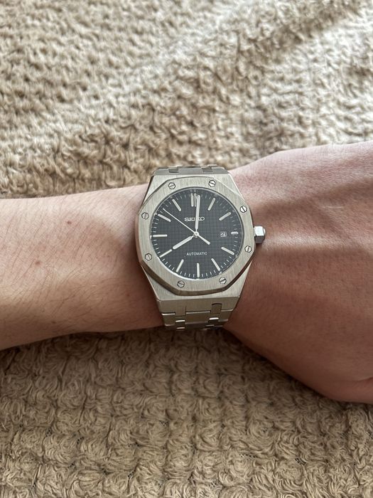 Годинник Seiko Mod Royal Oak Black