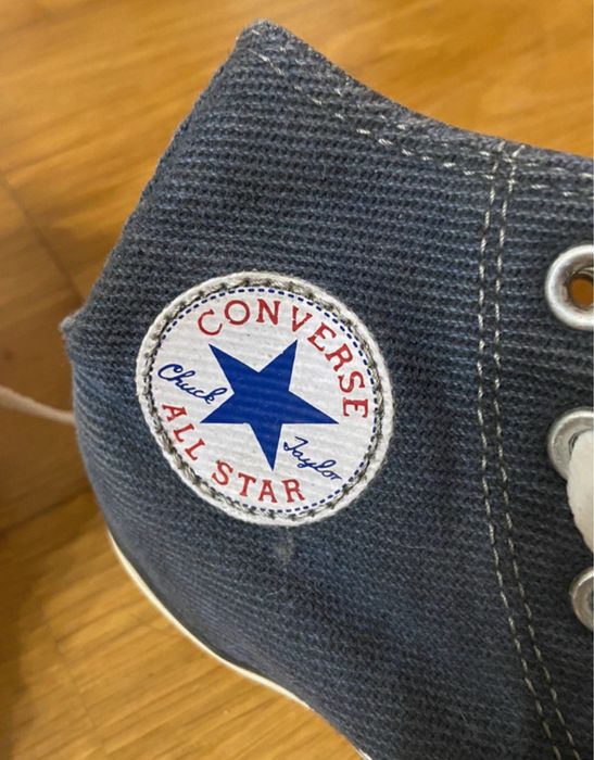Converse All Star Chuck Taylor azul ganga – Cano alto – Originais