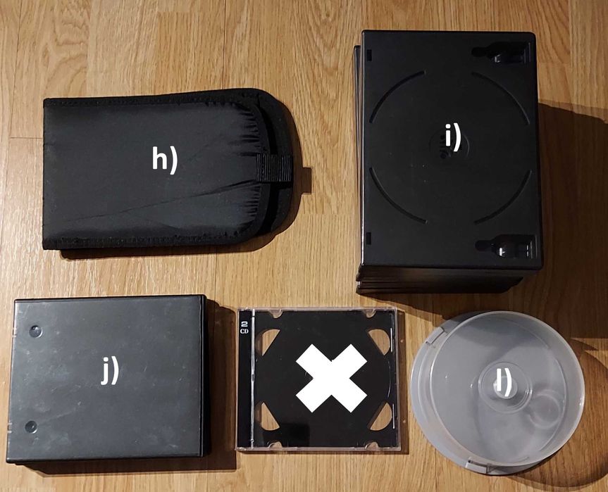 Empty CD or DVD Cases64575218553347121