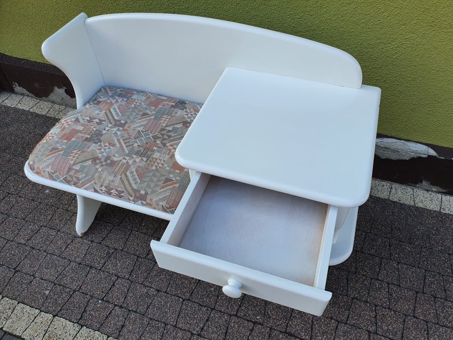 Siedzisko ławka na korytarz z szufladą