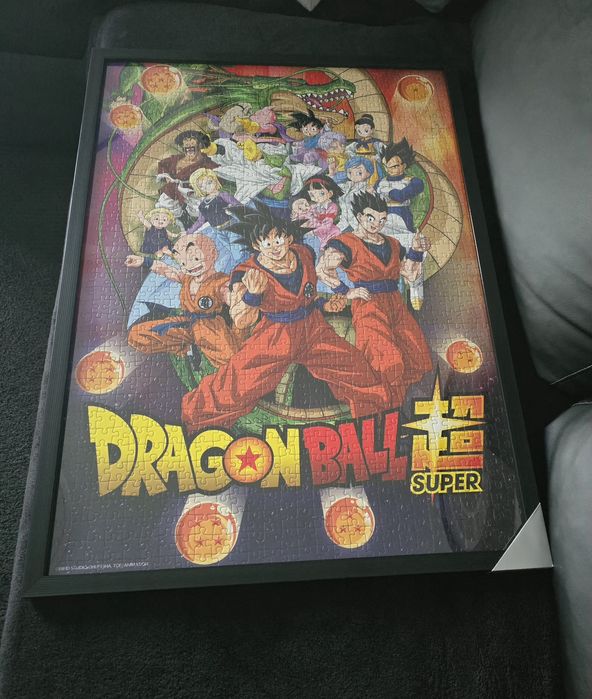 Quadro dragon ball 1000 peças.