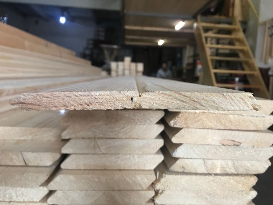 Фальш-брус ( імітація ), планкен (скошений) смерека,сосна, модрина