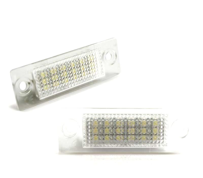 LUZES MATRÍCULA VOLKSWAGEN VW TOURAN JETTA CADDY PASSAT TRANSPORTER PARA SKODA SUPERB CANBUS LED