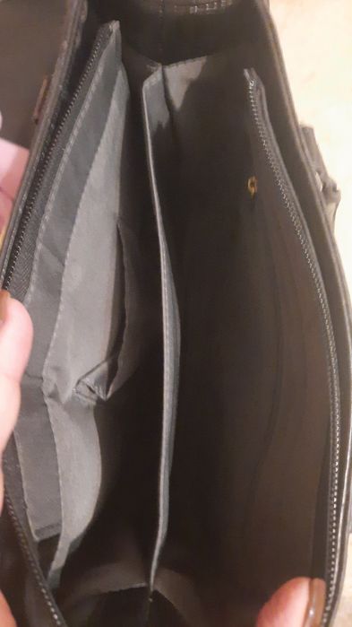 Сумка чорна кроко