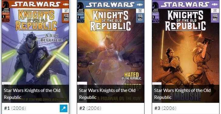 Star Wars Knight Of The Old Republic - Complete Comic Collection