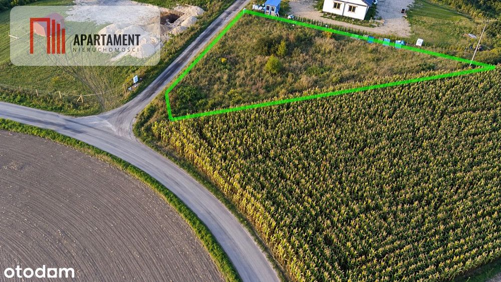 Działka budowlana 1294 m² | Gardeja | Mpzp
