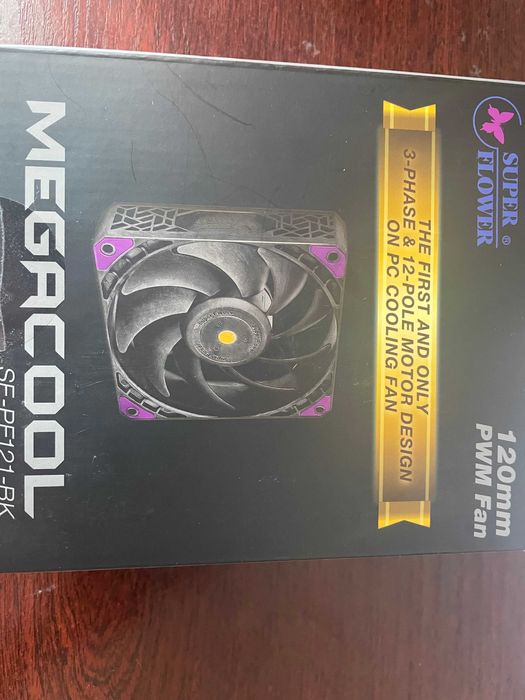 Кулер (Вентилятор) Super Flower MEGACOOL 120mm PWM fan SF-PF121-BK