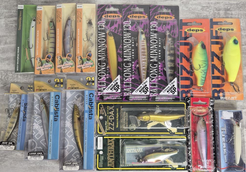Розпродаж воблерів Jackall  Smith Salmo Pontoon 21 Megabass Duo.