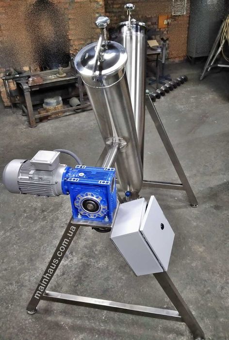 змішувач корму для тварин 50л. біконусний V-подібний гравітаційний 304