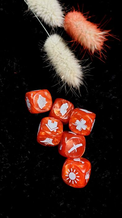 Кубики Ленорман, 6 шт, оракул для ворожіння