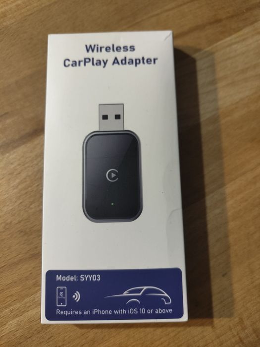 NOWY adapter bezprzewodowy CarPlay AIZEO SYY03