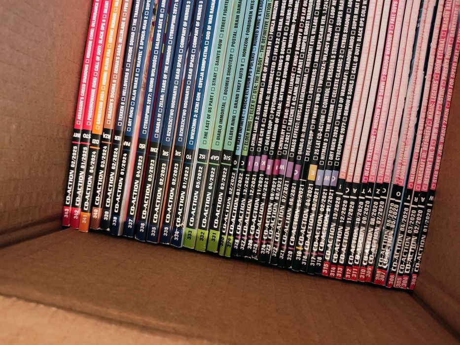 CD Action 2020, 2021, 2022, 2023, 2024 + retro + Polski dev + 1,2/2025