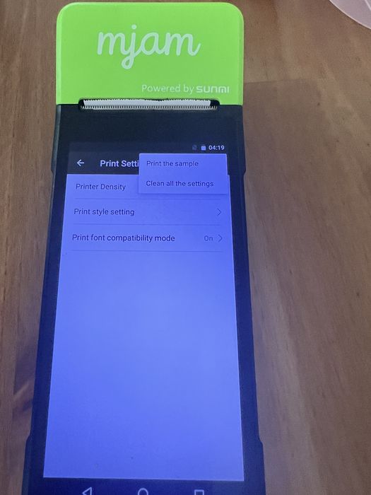 Касовий апарат, POS-термінал,Sunmi V2 PRO + NFC + принтер чеків