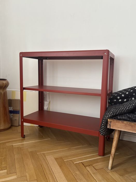 Regal szafka ikea kolbjorn czwrwony