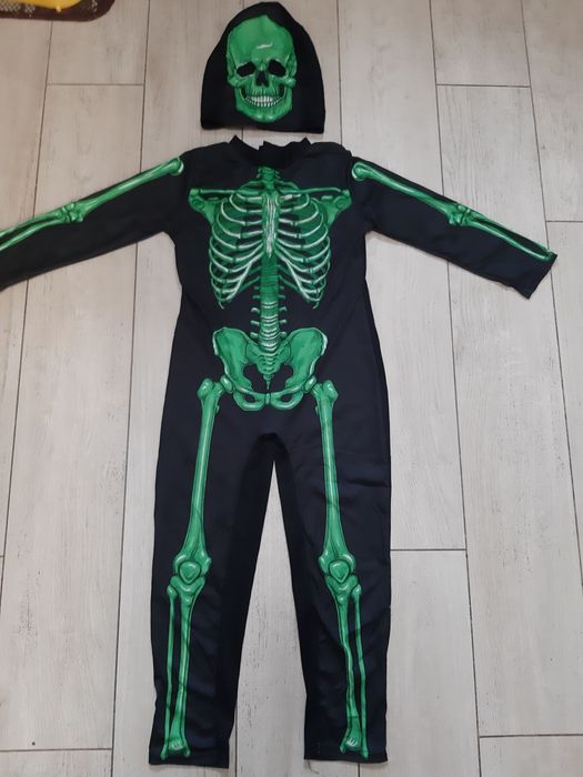 Bal karnawałowy Strój Przebranie Kostium Kościotrup _Halloween  M