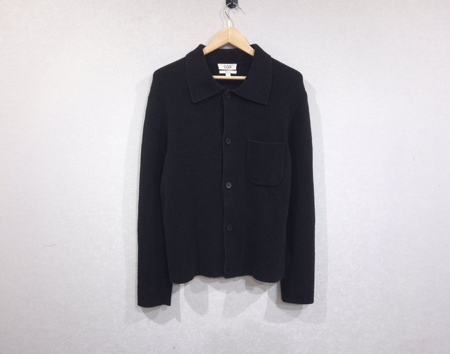 Светр кардиган COS Collared Textured-Knit Cardigan uniqlo