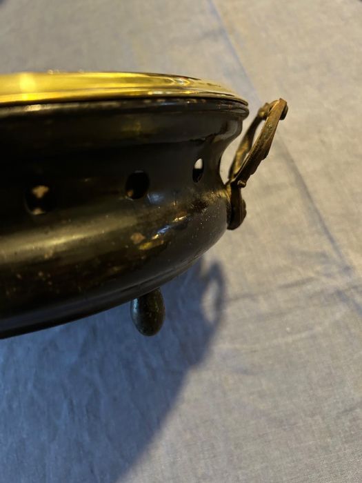 Rechaud antigo em liga de cobre