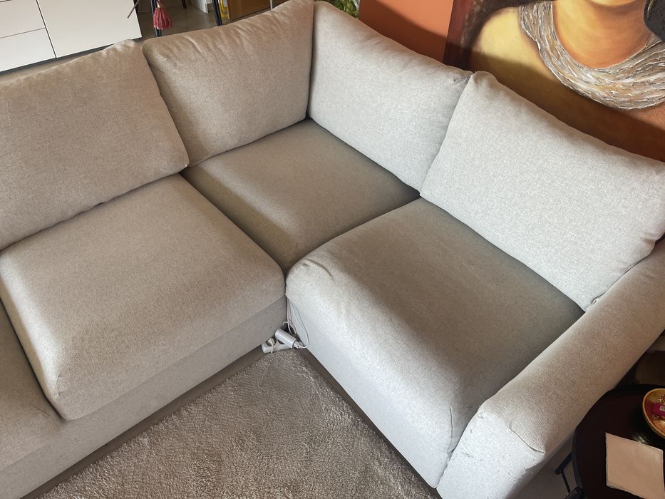 Sofá de canto 5 lugares Ikea VIMLE
