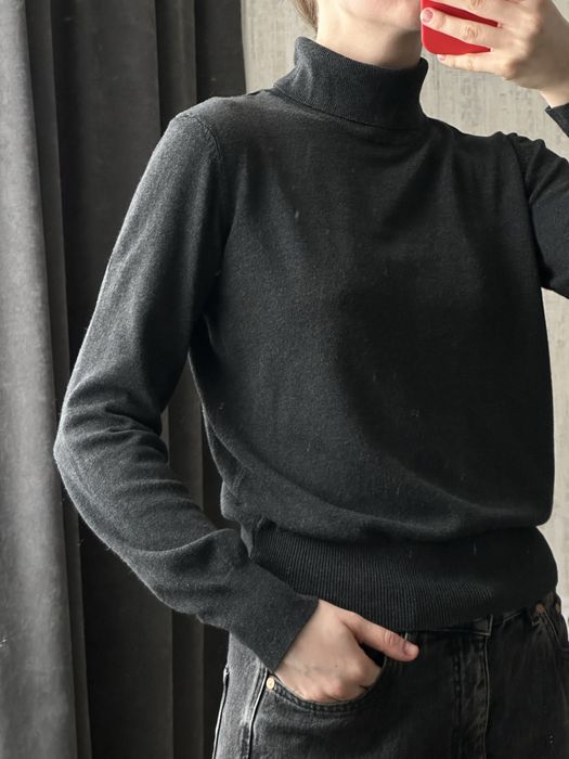 Гольф H&M графіт трикотаж S ідеальний стан