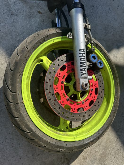 Вилка перья в сборе Yamaha r6 99-02год полным комплектом как на фото